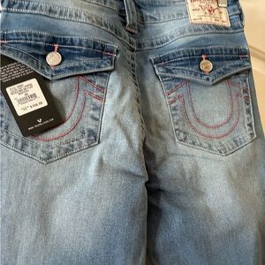 True Religion Light Blue Bootcut Jeans